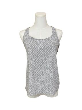 Calvin Klein Sleepwear Tank Top Womens L Gray CK Logo Racerback Pajama Lounge